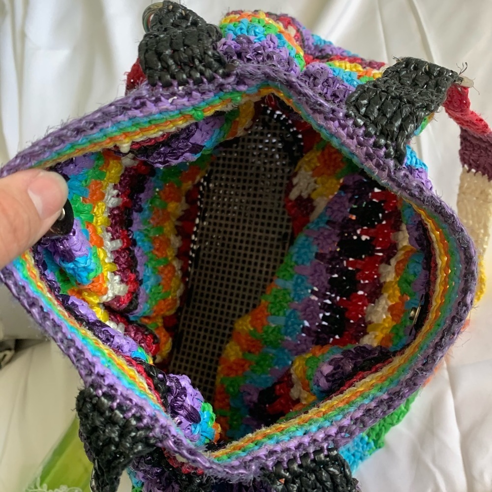 Bohemian Raffia Purse - Picture 5 of 6